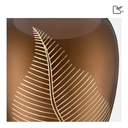 Elegant Leaf Bronze & Bru Gold, Large/Adult
