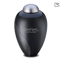 Elegant Leaf Midnight & Bru Pewter, Large/Adult
