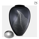 Elegant Leaf Midnight & Bru Pewter, Large/Adult