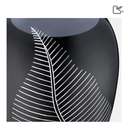 Elegant Leaf Midnight & Bru Pewter, Large/Adult