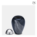 Elegant Leaf Midnight & Bru Pewter, Keepsake