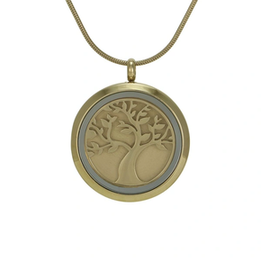 Companion Tree Necklace, 14K Gold Plated