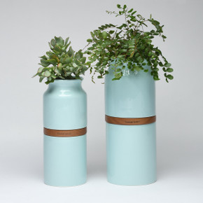 Blue Vega Vase Urn, Small Blue Vega Vase Urn, Small