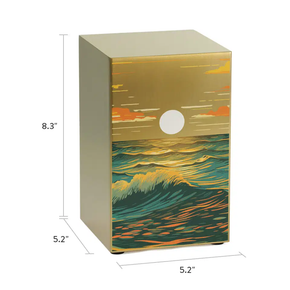 Life Canvas Ocean Landscape Bronze, Large/Adult