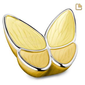 Yellow Butterfly Wings, Large/Adult