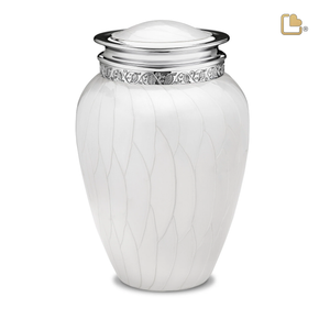 Pearl White and Silver Blessing, Large/Adult