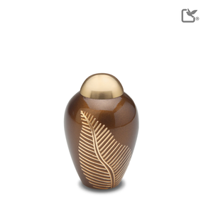 Elegant Leaf Bronze & Bru Gold, Keepsake