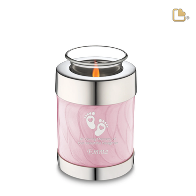 Pearl Pink & Pol Silver, Tealight