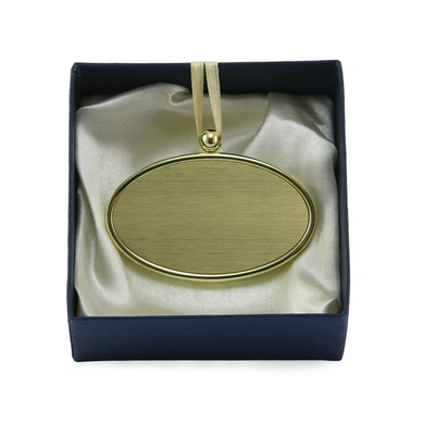 Golden Oval Pendant