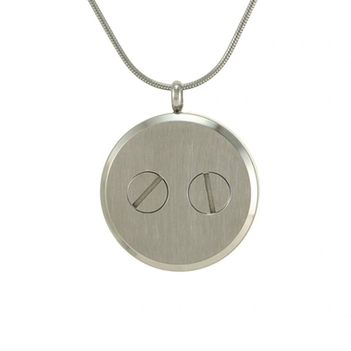 Companion Photo Necklace, Stainless Steel