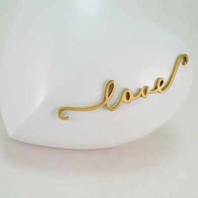 Adoring Heart Pearl White, Extra Small