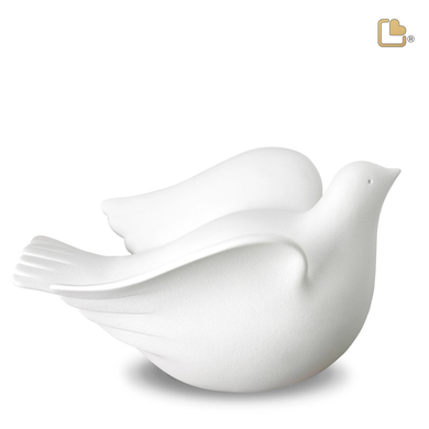 White Love Dove, Large/Adult Urn