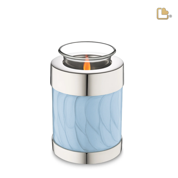 Pearl Blue & Pol Silver, Tealight
