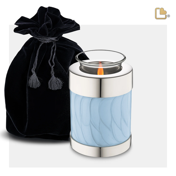 Pearl Blue & Pol Silver, Tealight
