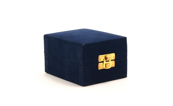 Blue Velvet Keepsake Box