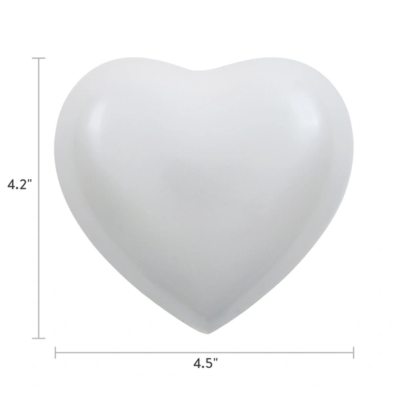 Pearl White Arielle Heart, Infant