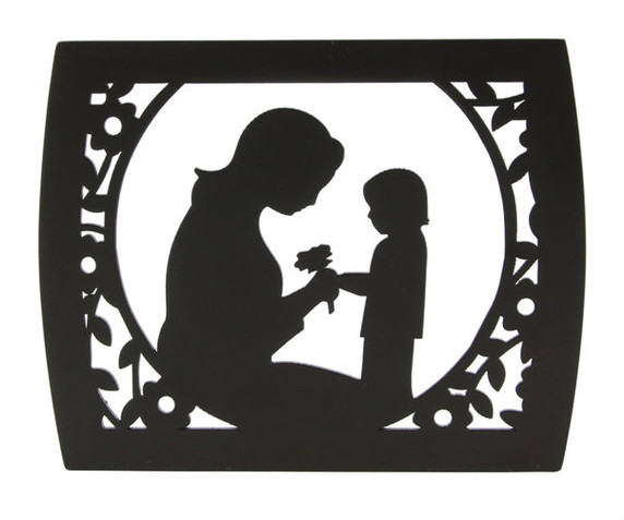 Modern with Mother & Child Inlay, Large/Adult