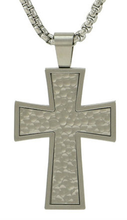 Cross Necklace, Stainless Steel