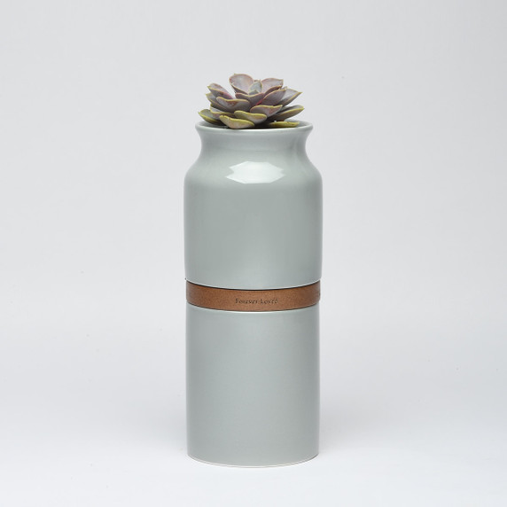 Grey Vega Vase Urn, Medium