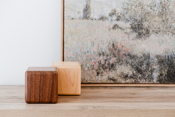 Walnut Artisan Cube, Small/Infant