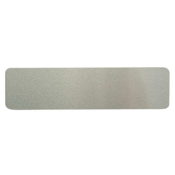 Metal Rounded Plate in Pewter Finish, Large