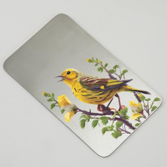 Life Canvas Memorial Card, Birds