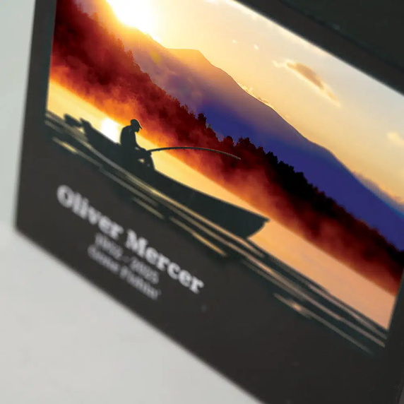 Monumental Memorials Sunrise Fishing, Large/Adult