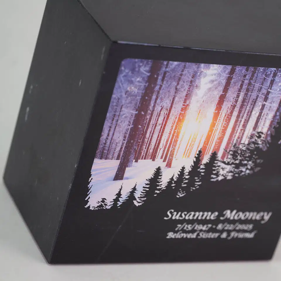 Monumental Memorials Forest Snow Fall, Large/Adult