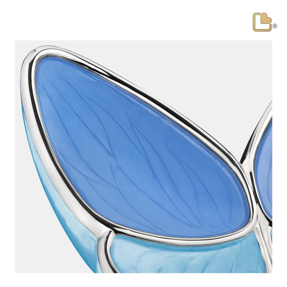 Blue Butterfly Wings, Large/Adult