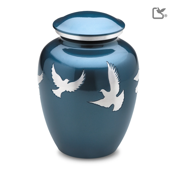 Blue Divine Flying Doves, Large/Adult