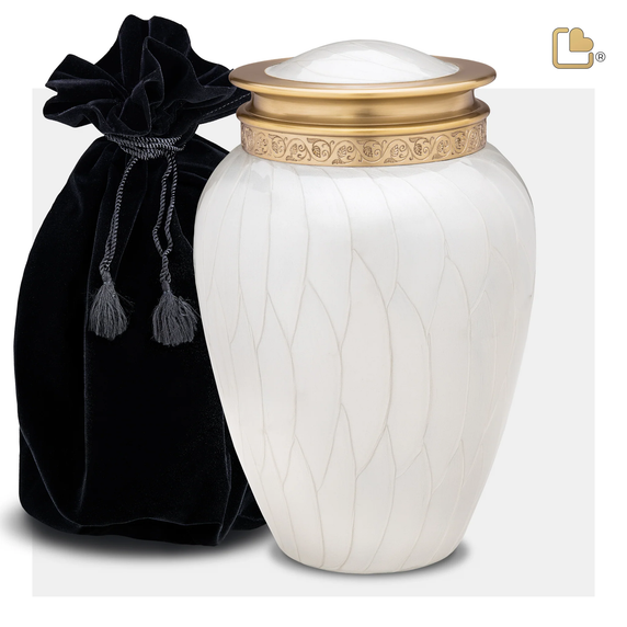Pearl White and Gold Blessing, Large/Adult