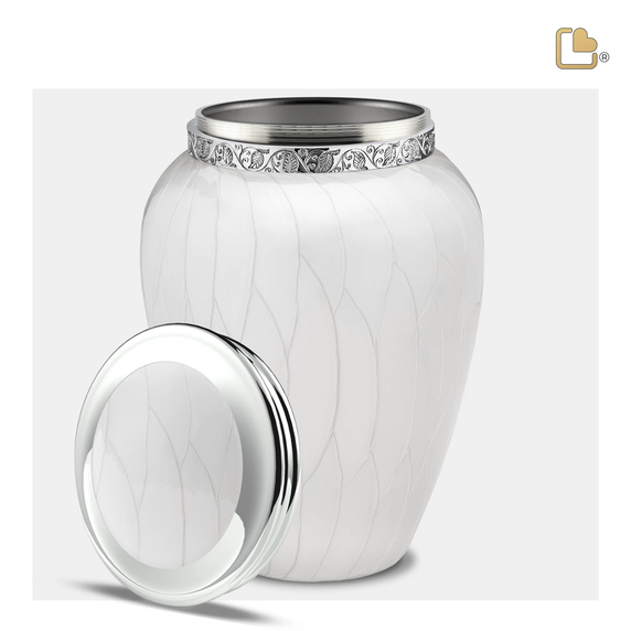 Pearl White and Silver Blessing, Large/Adult