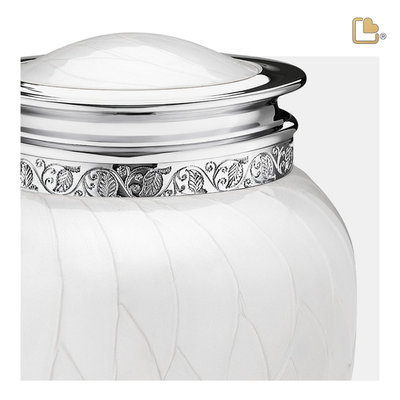 Pearl White and Silver Blessing, Large/Adult