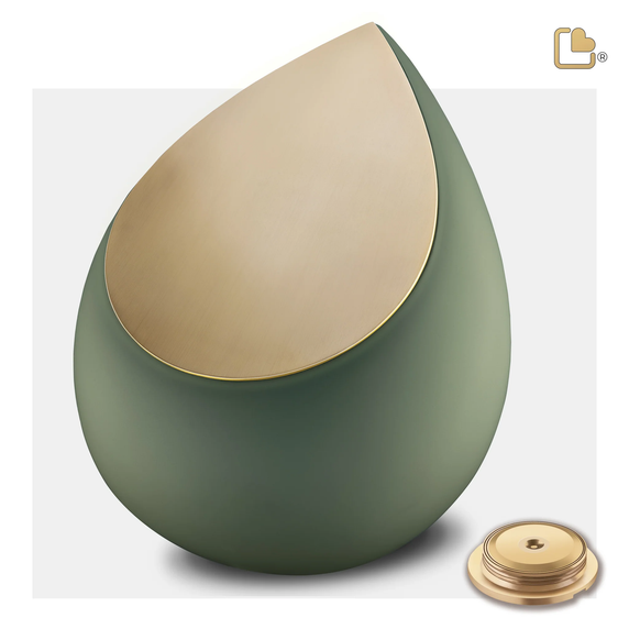 Drop Sage Green & Bru Gold, Large/Adult