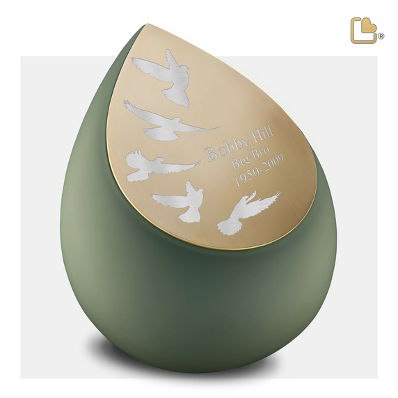 Drop Sage Green & Bru Gold, Large/Adult