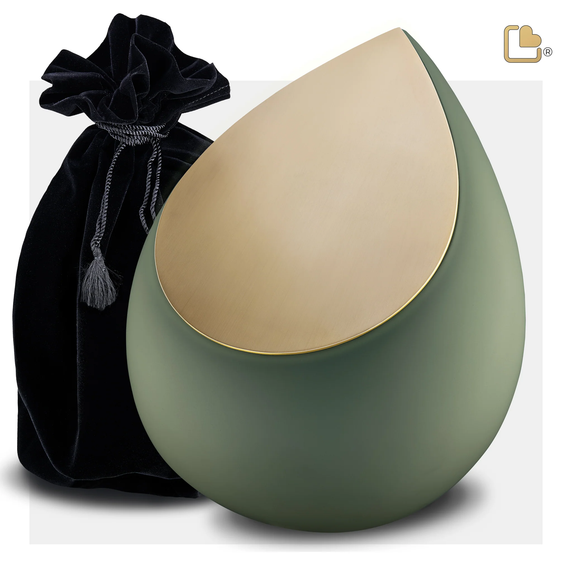 Drop Sage Green & Bru Gold, Large/Adult