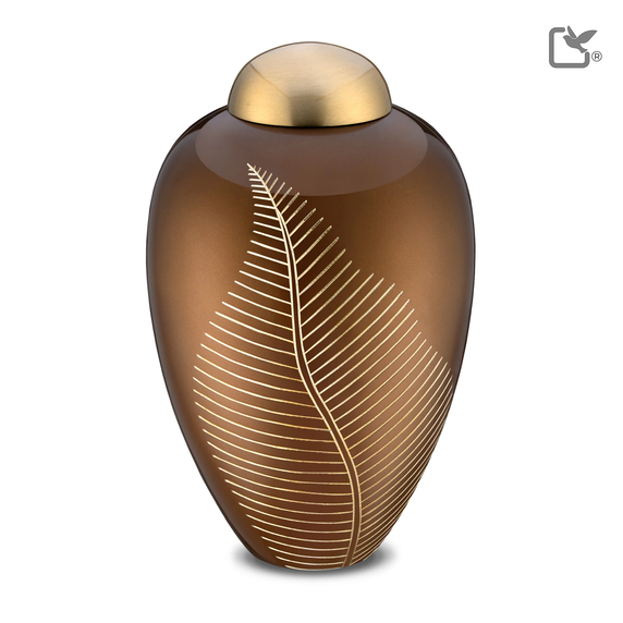 Elegant Leaf Bronze & Bru Gold, Large/Adult