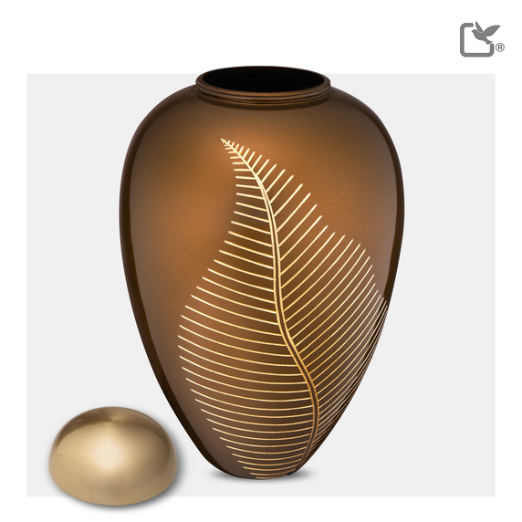 Elegant Leaf Bronze & Bru Gold, Large/Adult