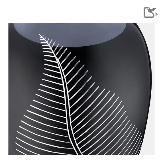 Elegant Leaf Midnight & Bru Pewter, Large/Adult
