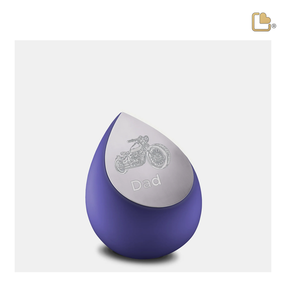 Drop Navy & Bru Pewter, Keepsake