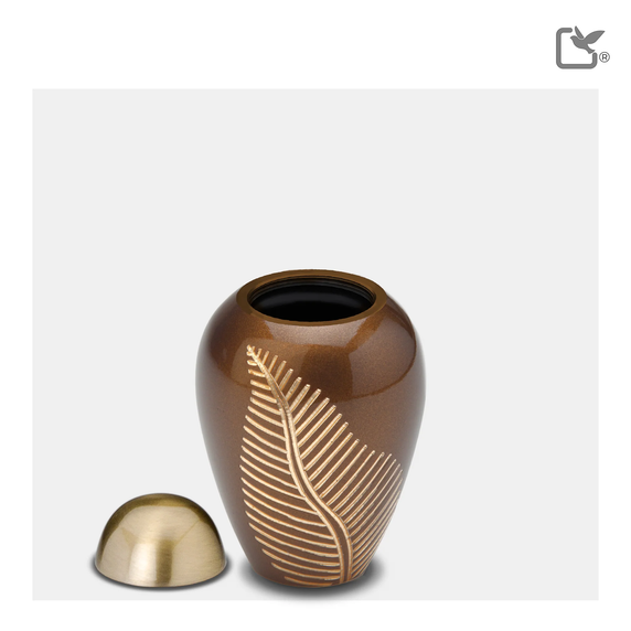 Elegant Leaf Bronze & Bru Gold, Keepsake