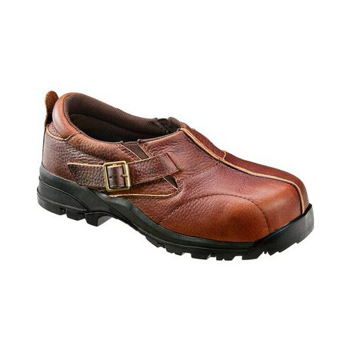 Avenger #A7152 Women's Composite Safety Toe Buckle Work Oxford