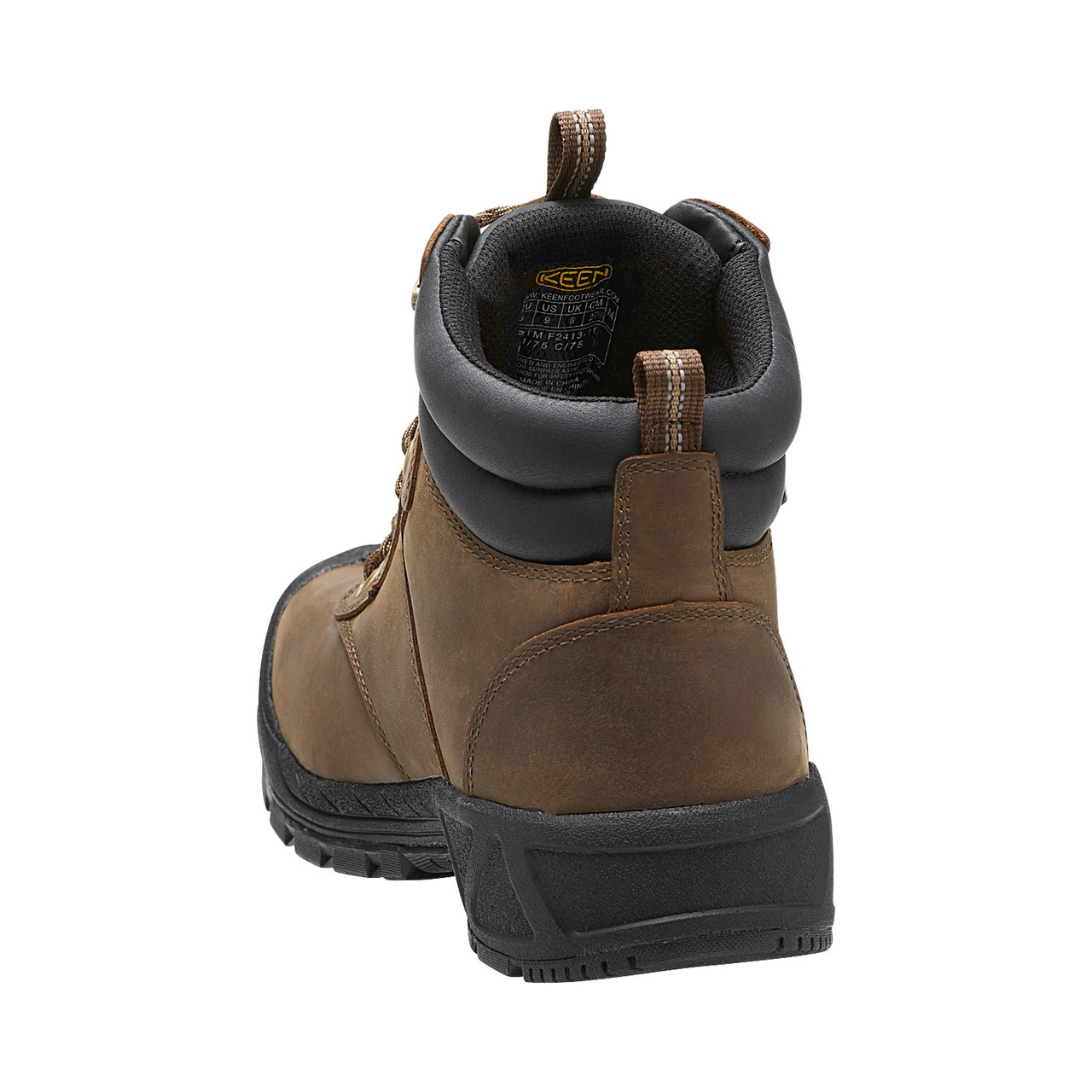 Keen 1015397 Utility Warren Men’s Brown Leather Waterproof Steel Toe Boots Sz 14 Keen Utility Warren WP #1015397 Men main image 3