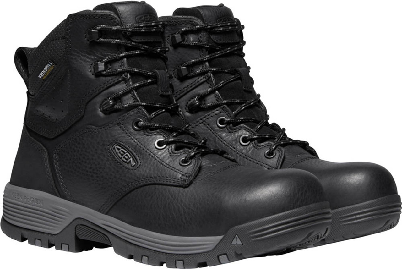 Mens Stanley (S6151S) Secure 6'' Steel Toe Black Boots (W4)