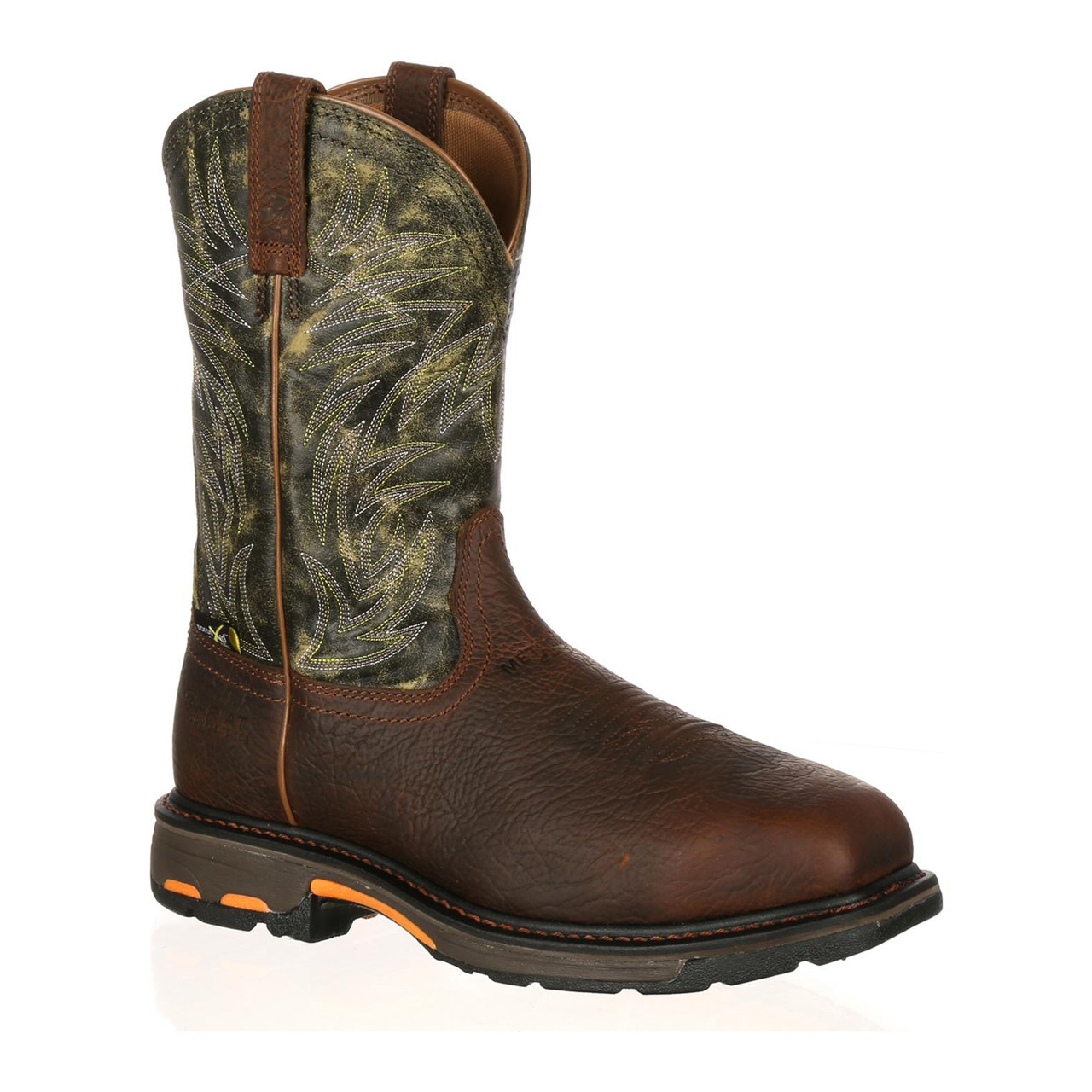 Ariat pull sales on boots