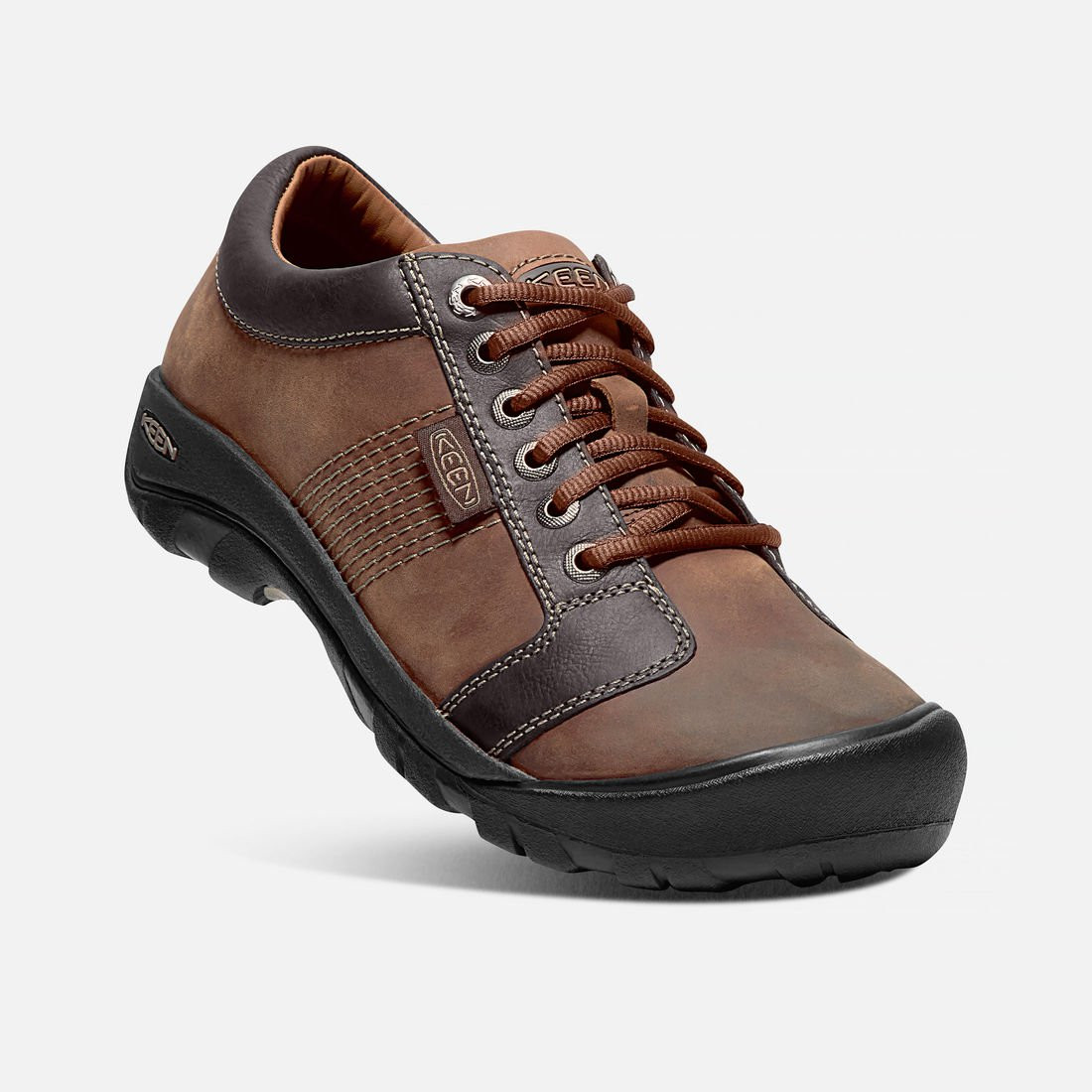 Keen Men\'s Austin 1016828 Brown Leather Men\'s Casual Oxford Shoe Sz 9.5 US Keen Men main image 4