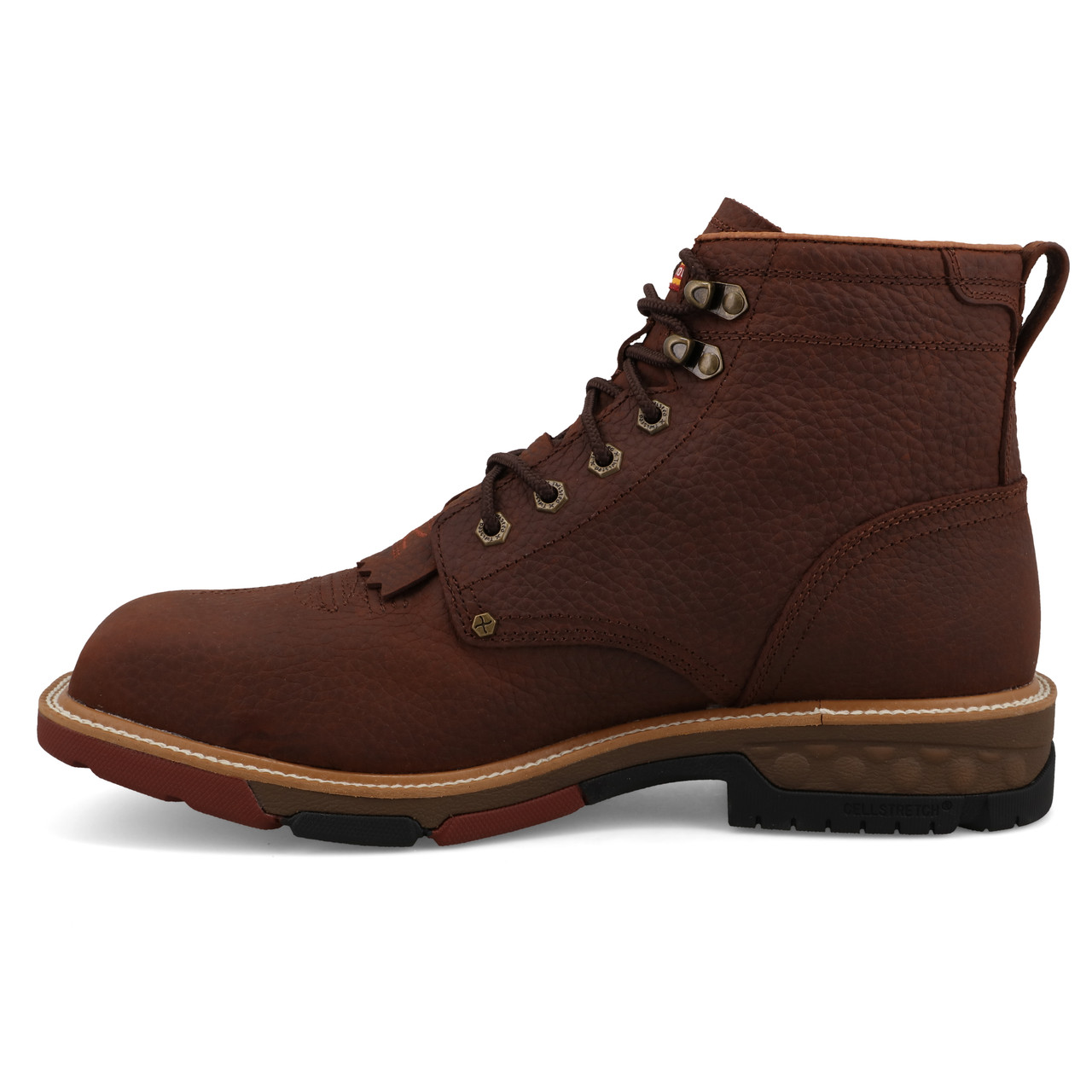 Twisted X Men’s 6-inch Work Boot – Waterproof Leather Boots With Removable Footbed & Comfort Technology