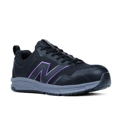 New Balance #WIDEVOLBL Women's Athletic Aluminum Safety Toe Work Shoe