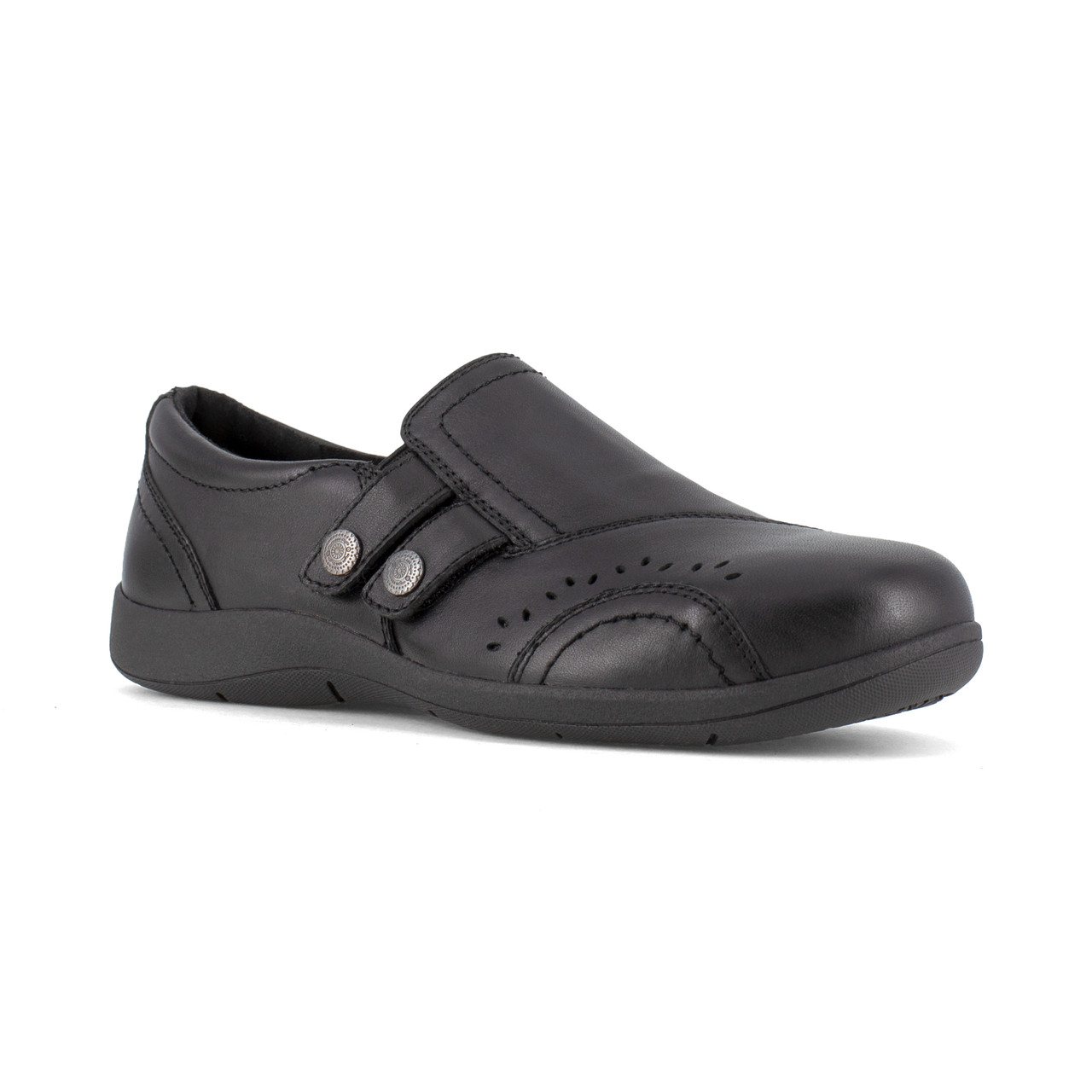 りょう Rockport Daisey #RK761 Women's Black Alloy Safety Toe Slip