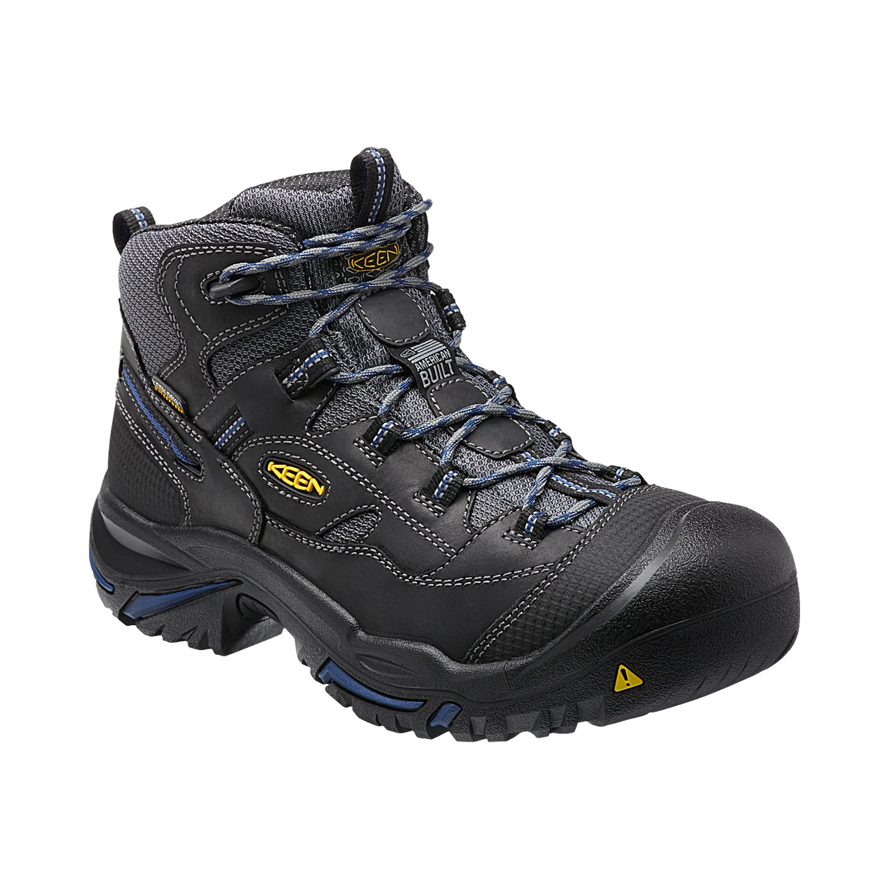 Keen Mens 11.5 Utility Boots Black Braddock Mid Waterproof Leather Mesh Soft Toe Amazon.com: KEEN Utility Men main image 2
